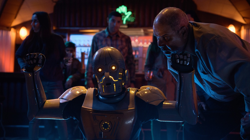 Illustration for article titled Robot Bartender Struggles With Asimov's Laws In This Amazing Short Film